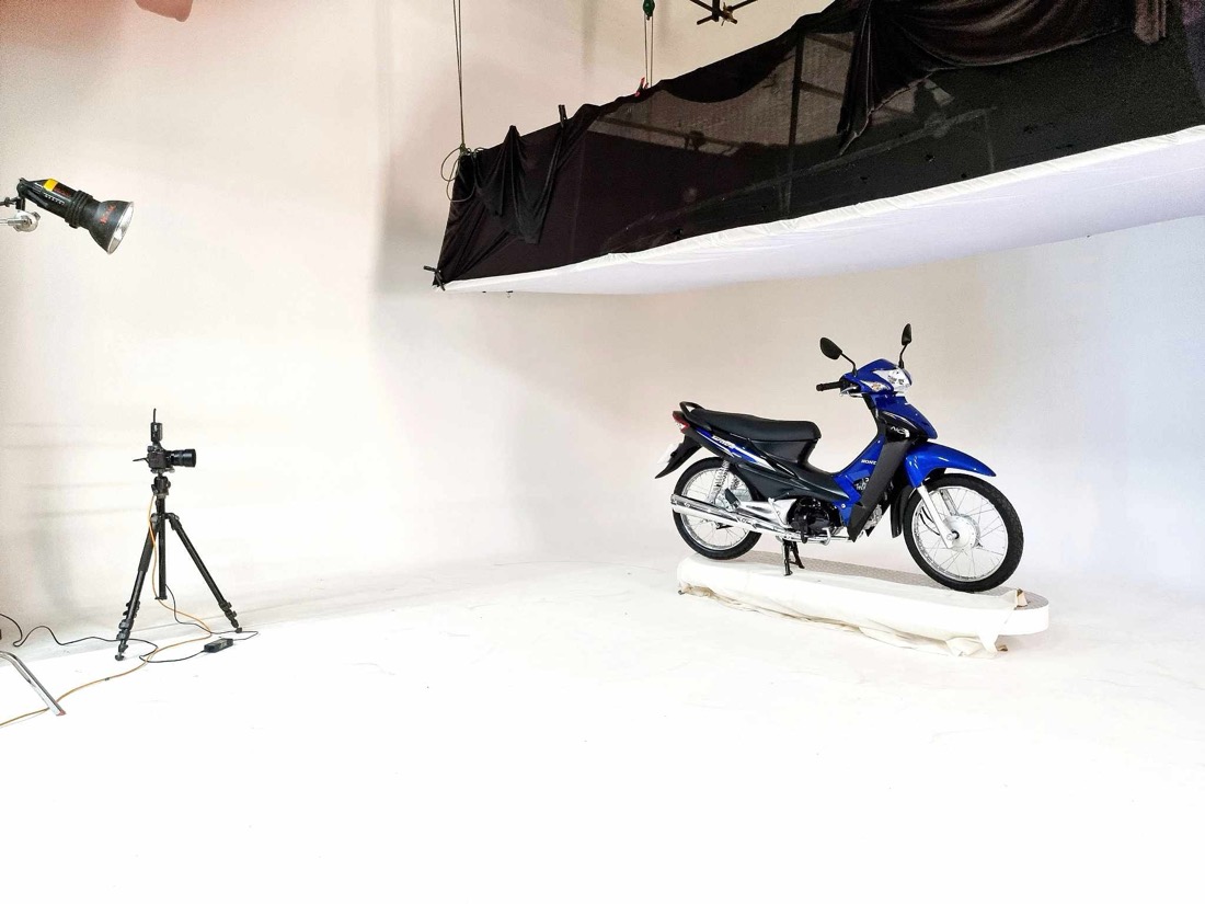Product shoot at Cyclorama Studio Rental
